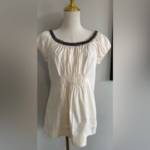 Vintage Baby Phat Cream Top Y2K Vibes